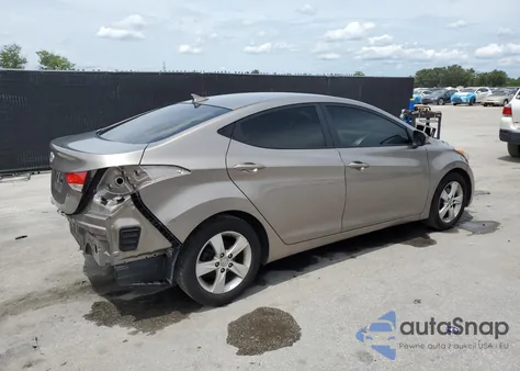 2012 Hyundai Elantra Gls from USA, damaged, VIN 5NPDH4AE3CH145892
